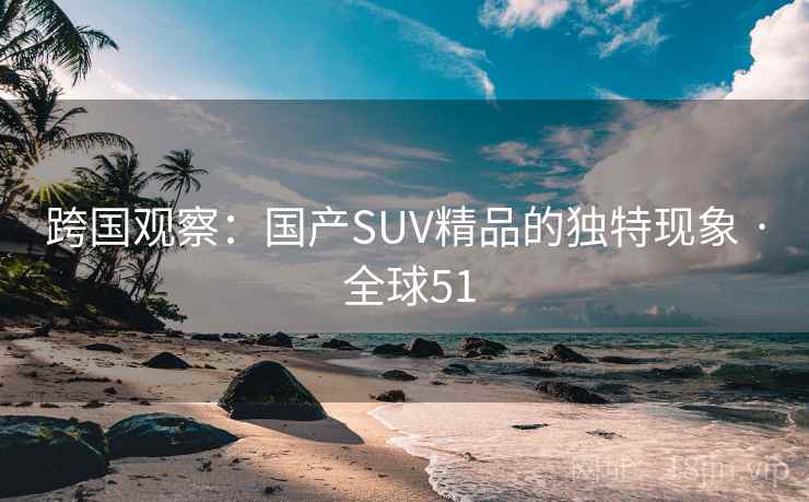 跨国观察：国产SUV精品的独特现象 · 全球51
